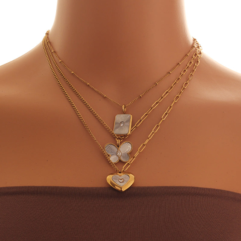 Sweetheart Locket Necklace – Gold (42 + 5 cm)
