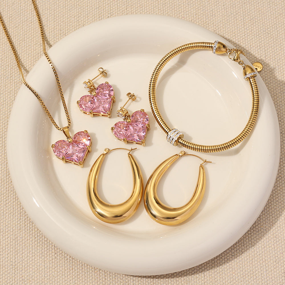 Crystal Mesh Bracelet – Gold