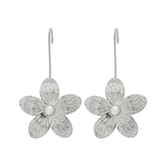 Blossom Studs – Silver (Flower 25 × 24 mm)